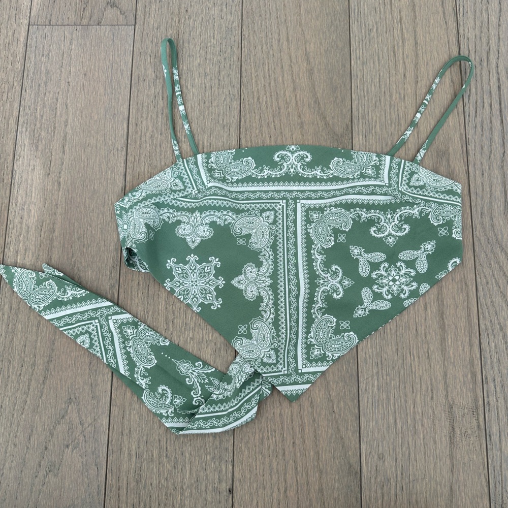 Bandanna Print Top